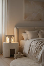 Travertine Arch Table Lamp