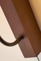 Travertine Disc Arm Wall Lamp