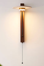 Travertine Disc Arm Wall Lamp