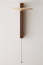 Travertine Disc Arm Wall Lamp
