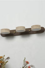 Travertine Duo Wall Light
