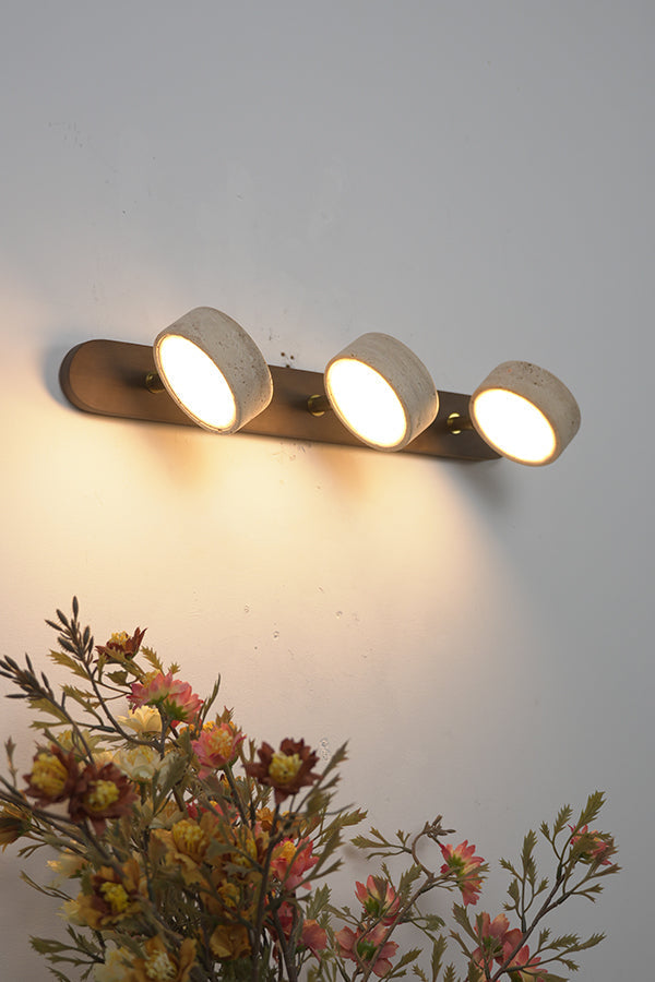 Travertine Duo Wall Light