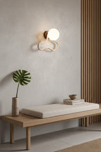 Travertine Flow Wall Sconce