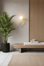 Travertine Flow Wall Sconce