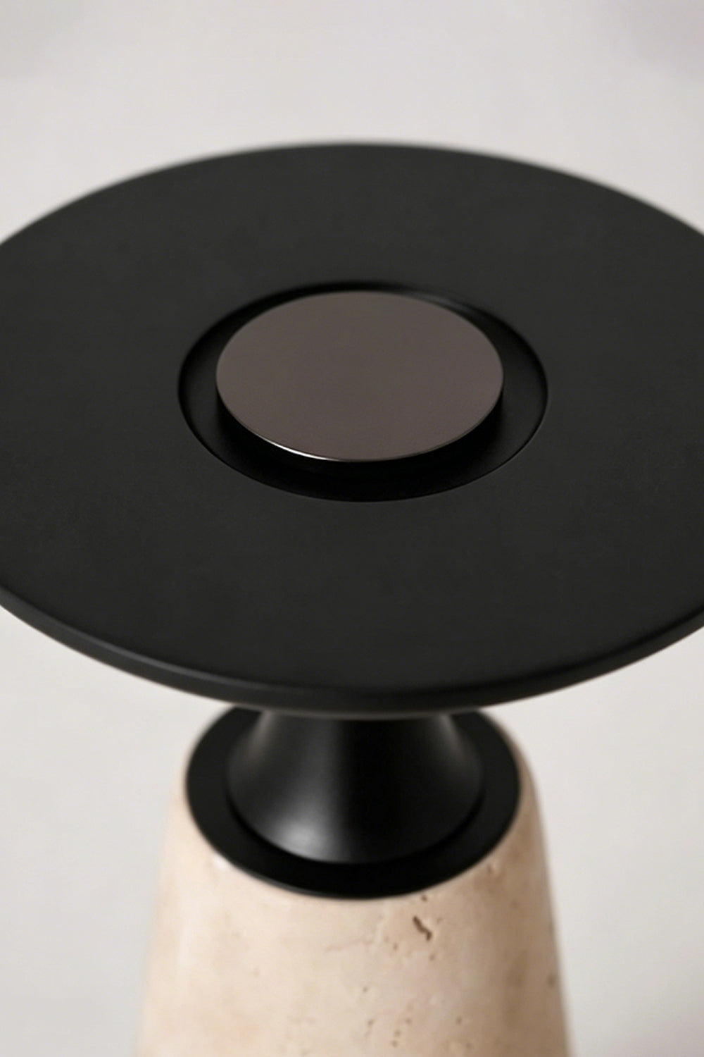 Travertine Obelisk Table Lamp