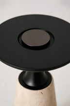 Travertine Obelisk Table Lamp