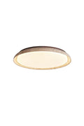 Travertine Round Flush Mount Ceiling Light
