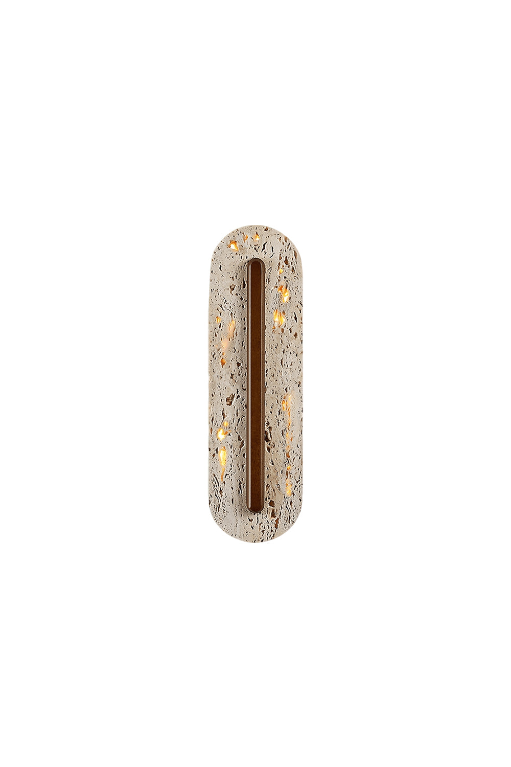 Travertine Slab Wall Sconce