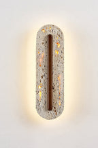 Travertine Slab Wall Sconce