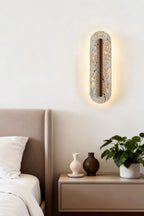 Travertine Slab Wall Sconce