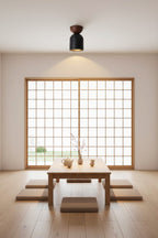 Travertine Stone Ceiling Light
