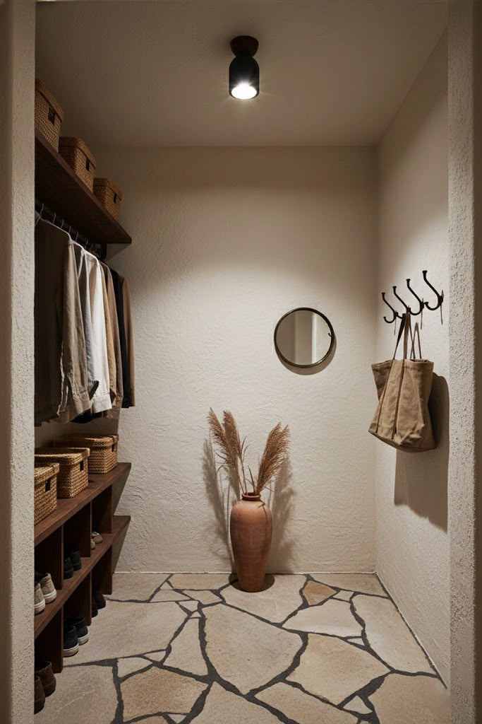 Travertine Stone Ceiling Light