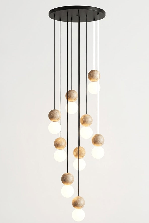 Travertine Stone Pendant Light