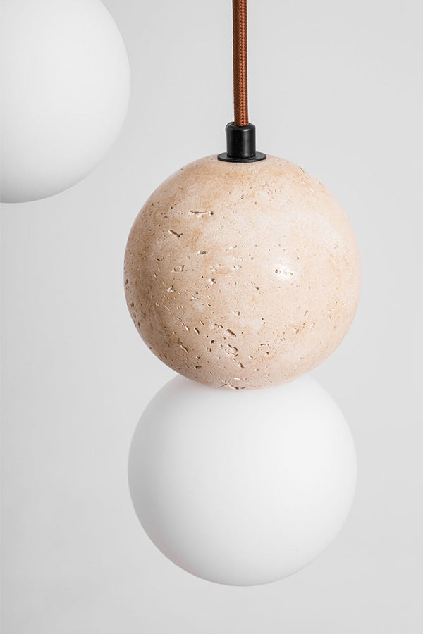 Travertine Stone Pendant Light