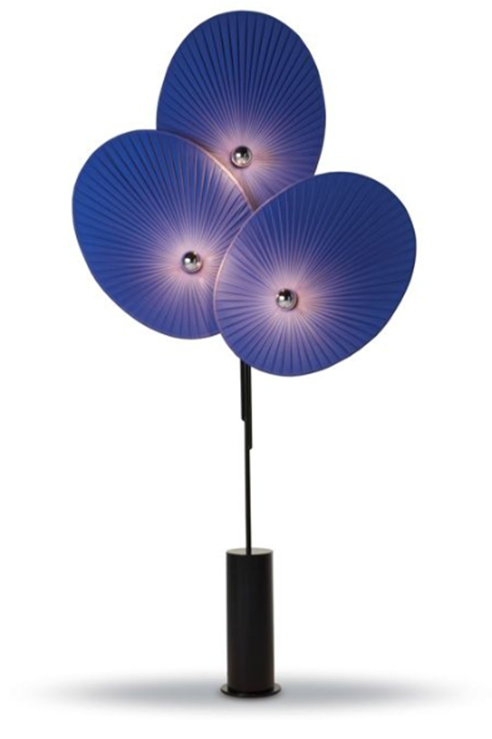 Triple Floral Floor Lamp
