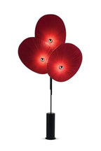 Triple Floral Floor Lamp