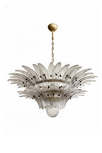 Two-Tier Art Palmette Chandelier