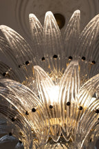Two-Tier Art Palmette Chandelier