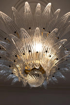 Two-Tier Art Palmette Chandelier