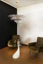 Two-Tier Art Palmette Chandelier