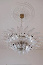 Two-Tier Art Palmette Chandelier