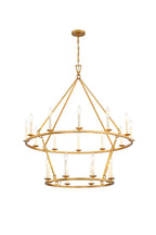 Two-Tiered Ring Chandelier