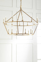 Two-Tiered Ring Chandelier