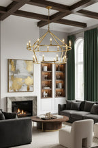 Two-Tiered Ring Chandelier