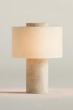 Veined Marble Table Lamp