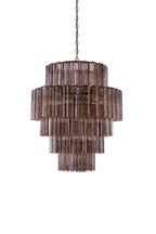 Vespera Glass Tiered Chandelier