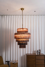 Vespera Glass Tiered Chandelier