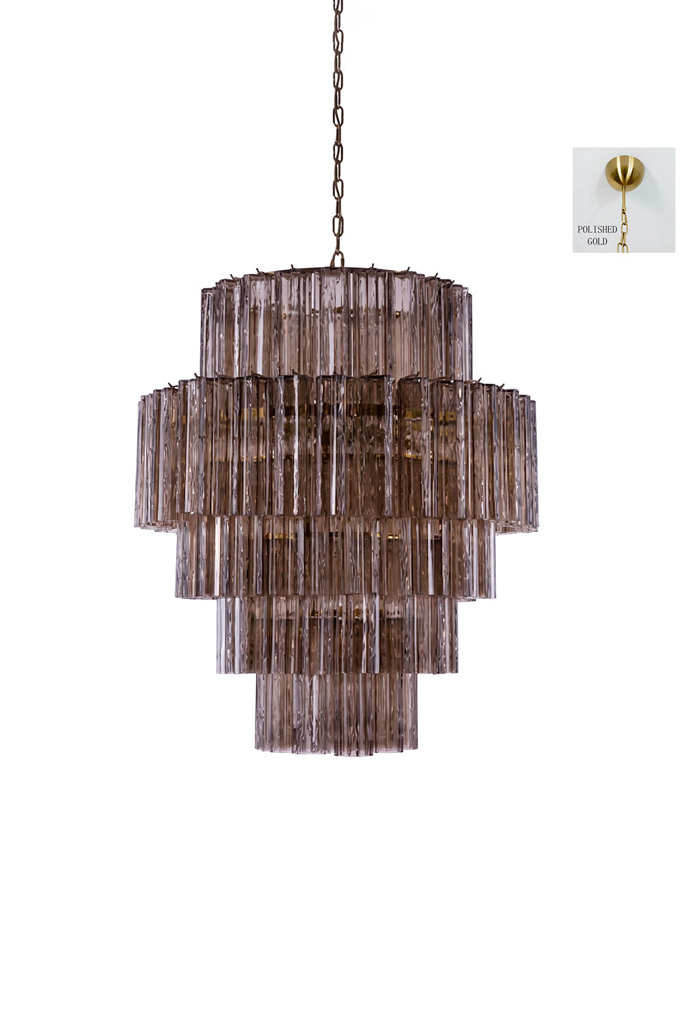 Vespera Glass Tiered Chandelier