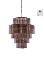 Vespera Glass Tiered Chandelier