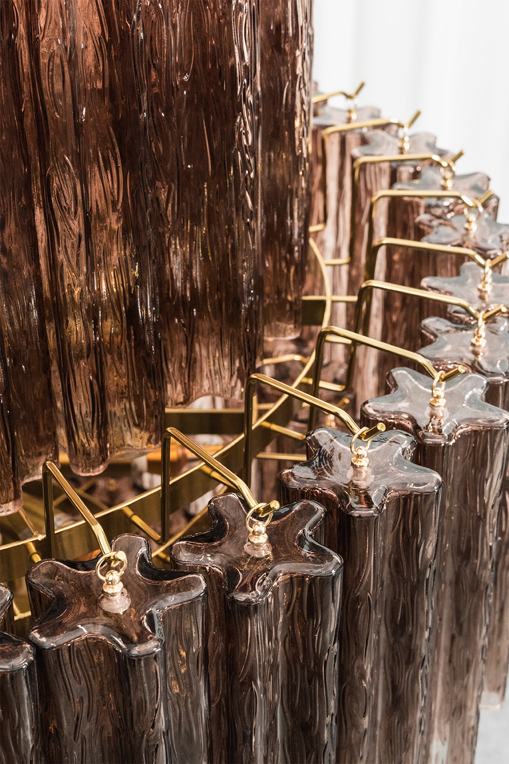 Vespera Glass Tiered Chandelier