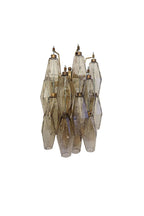 Vintage Art Poliedri Smoked Wall Lamp