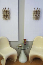Vintage Art Poliedri Smoked Wall Lamp