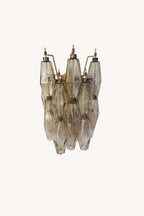 Vintage Art Poliedri Smoked Wall Lamp