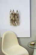 Vintage Art Poliedri Smoked Wall Lamp