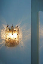 Vintage Art Poliedri Smoked Wall Lamp