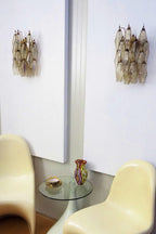 Vintage Art Poliedri Smoked Wall Lamp