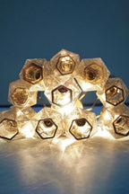 Vintage Art Poliedri Smoked Wall Lamp