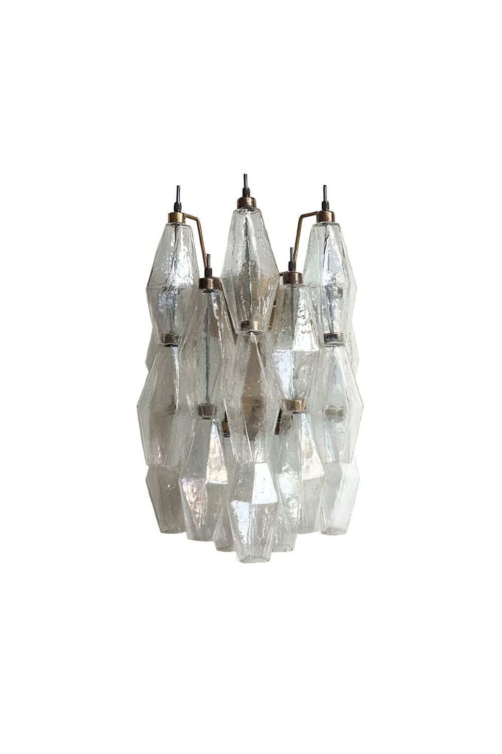 Vintage Art Poliedri Transparent Wall Lamp