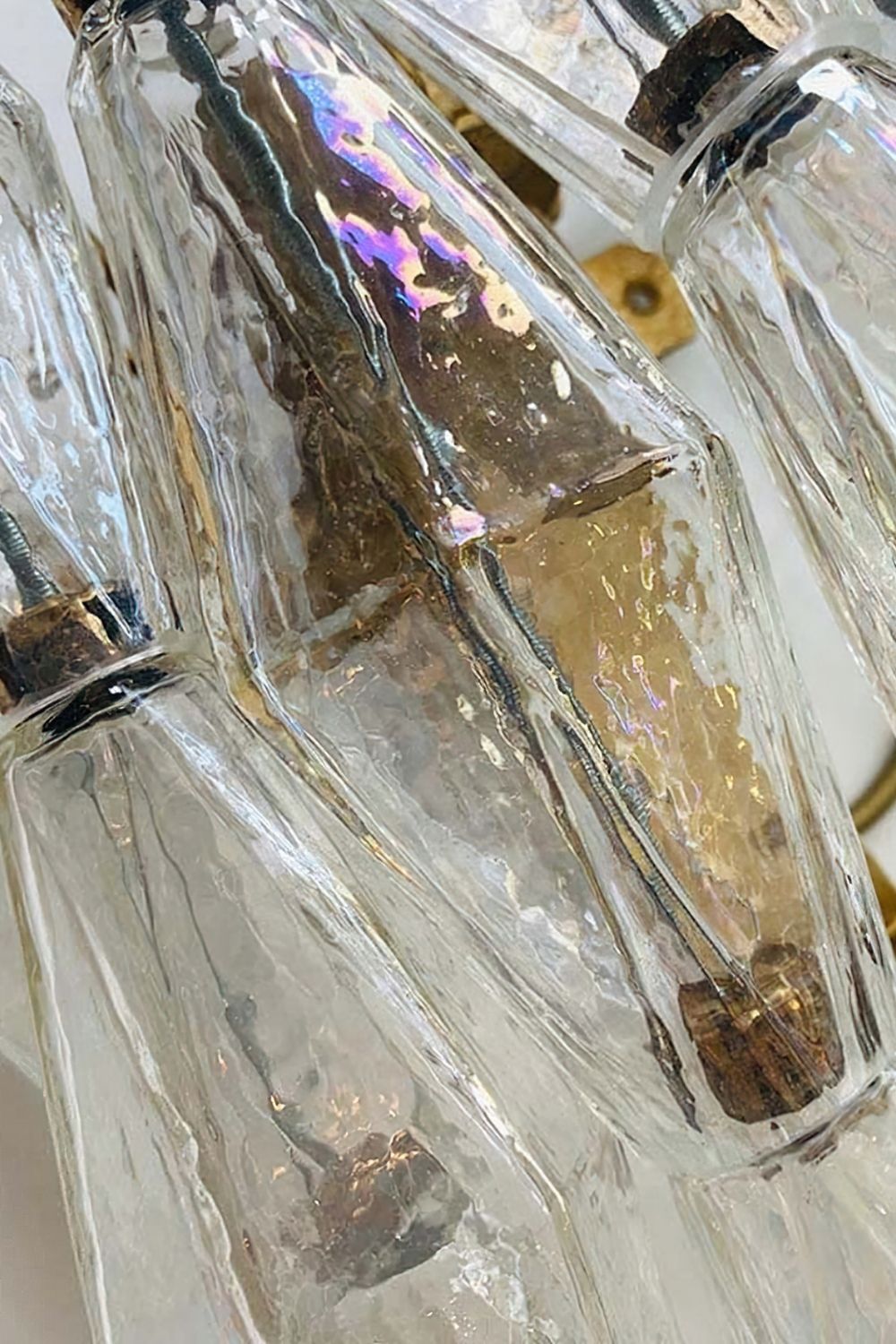 Vintage Art Poliedri Transparent Wall Lamp