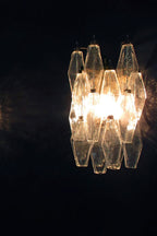 Vintage Art Poliedri Transparent Wall Lamp
