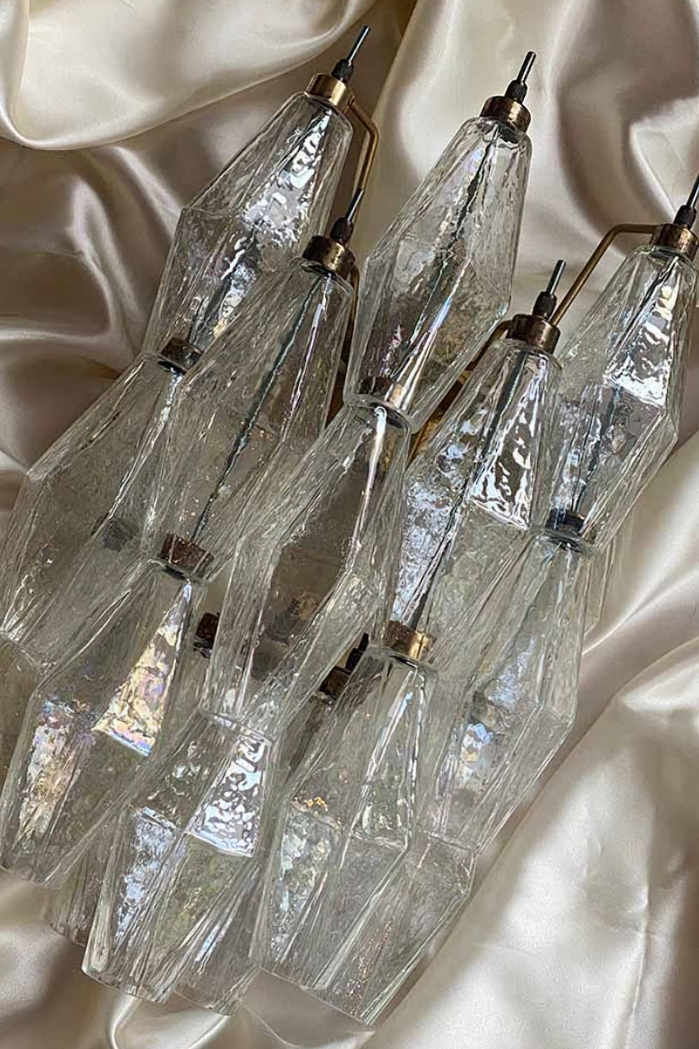 Vintage Art Poliedri Transparent Wall Lamp