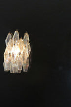 Vintage Art Poliedri Transparent Wall Lamp