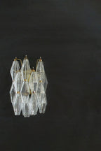 Vintage Art Poliedri Transparent Wall Lamp