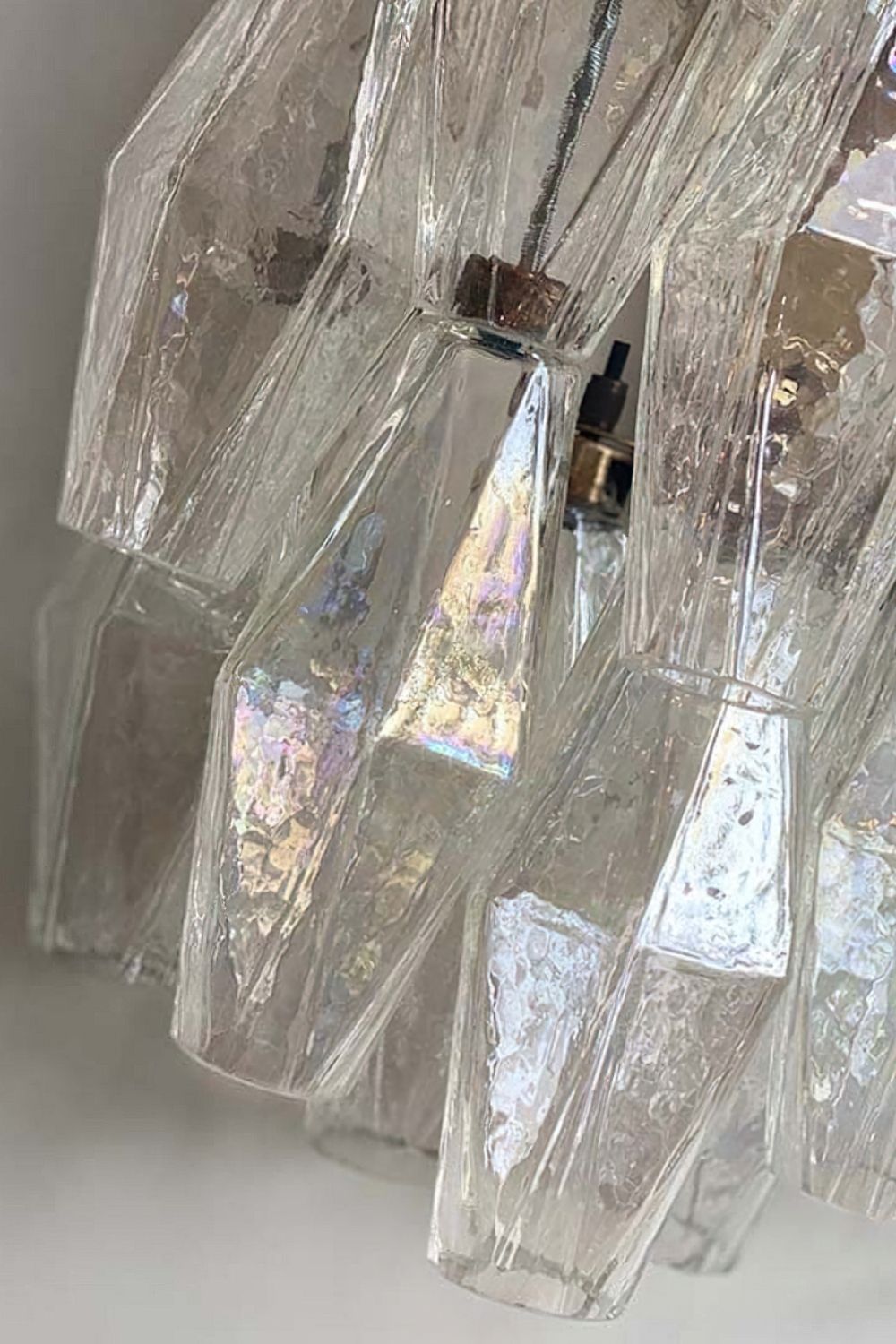 Vintage Art Poliedri Transparent Wall Lamp