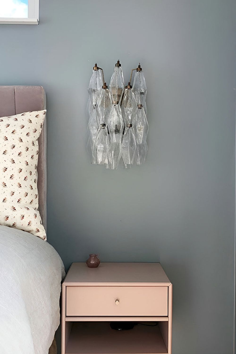 Vintage Art Poliedri Transparent Wall Lamp