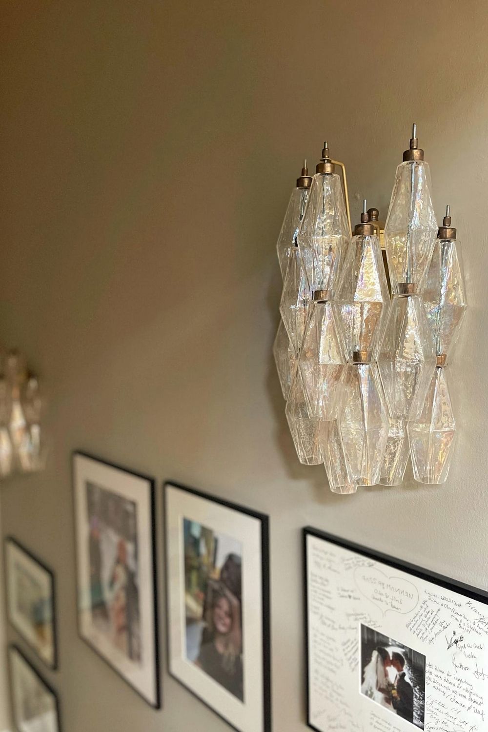 Vintage Art Poliedri Transparent Wall Lamp